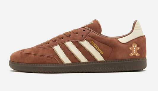 Limited edition Adidas Grantham Custom brown Samba OG  trainers / sneakers
