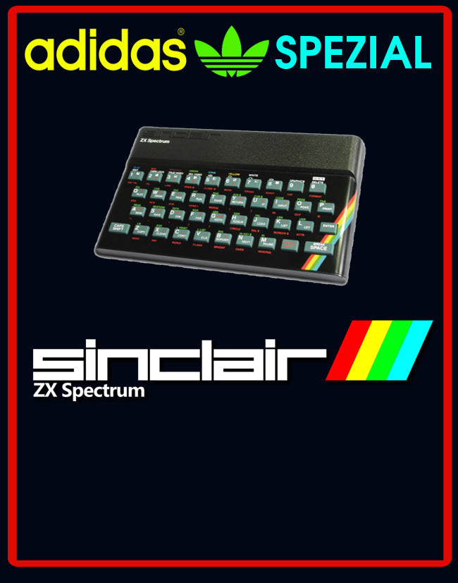 Limited edition ZX Spectrum - Adidas custom Black Handball Spezial trainers / sneakers