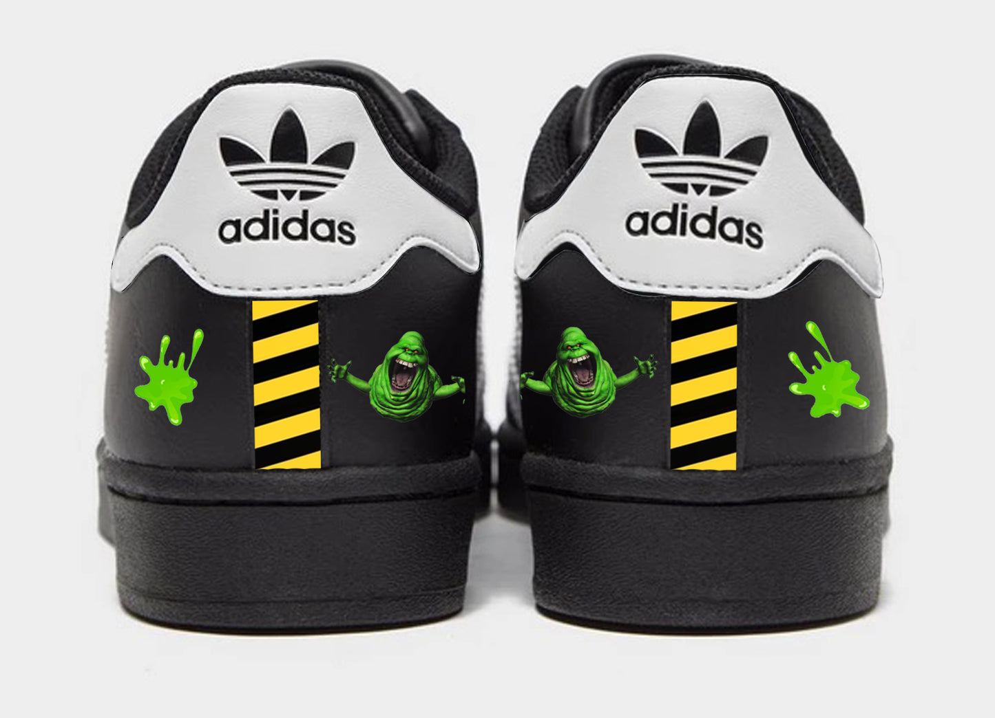 Limited edition Ghostbusters Black Adidas Superstar trainers / sneakers