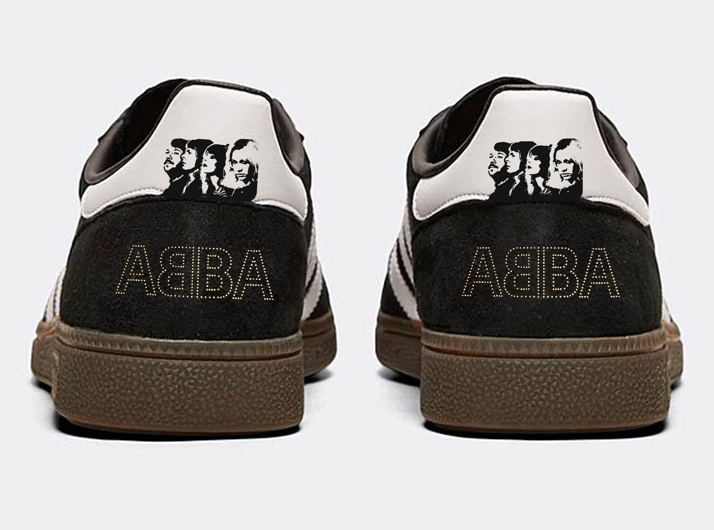 Limited Edition Abba black / white Handball Spezial trainers / sneakers