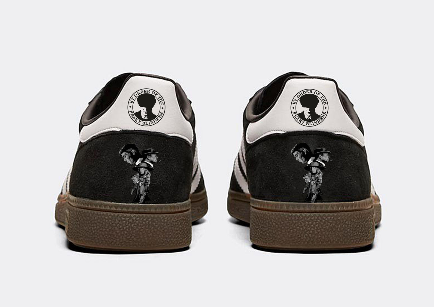 Limited edition Peaky Blinders Black Adidas Spezial trainers / sneakers