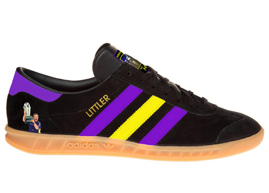 Limited edition Luke Litter custom Hamburg trainers / sneakers