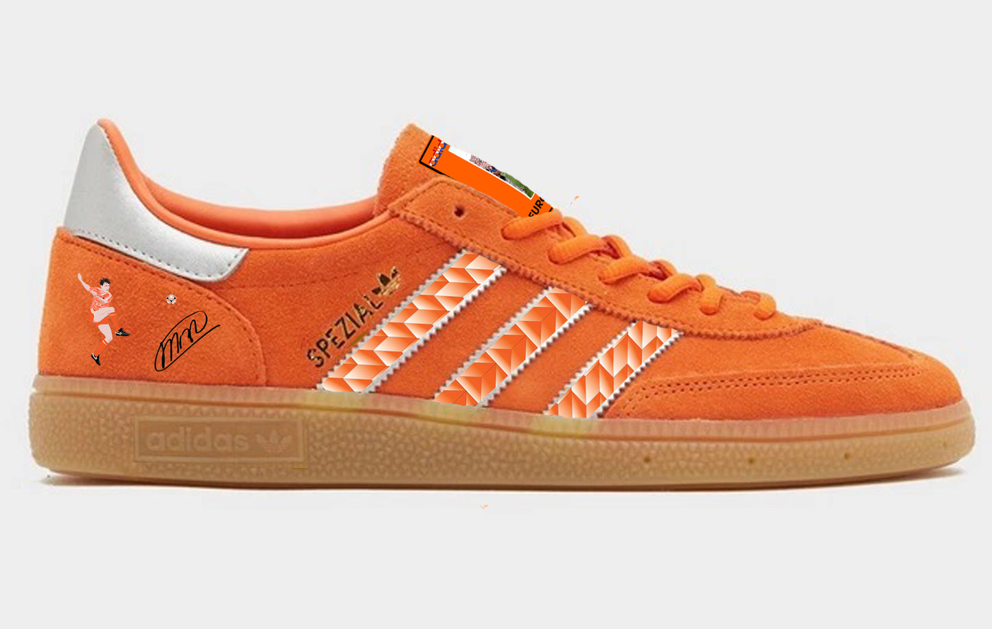 Limited edition Adidas Holland `88 Euro winners orange Spezial trainers / sneakers