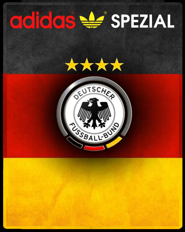 Limited edition Adidas Deutschland / Germany black retro spezial trainers / sneakers