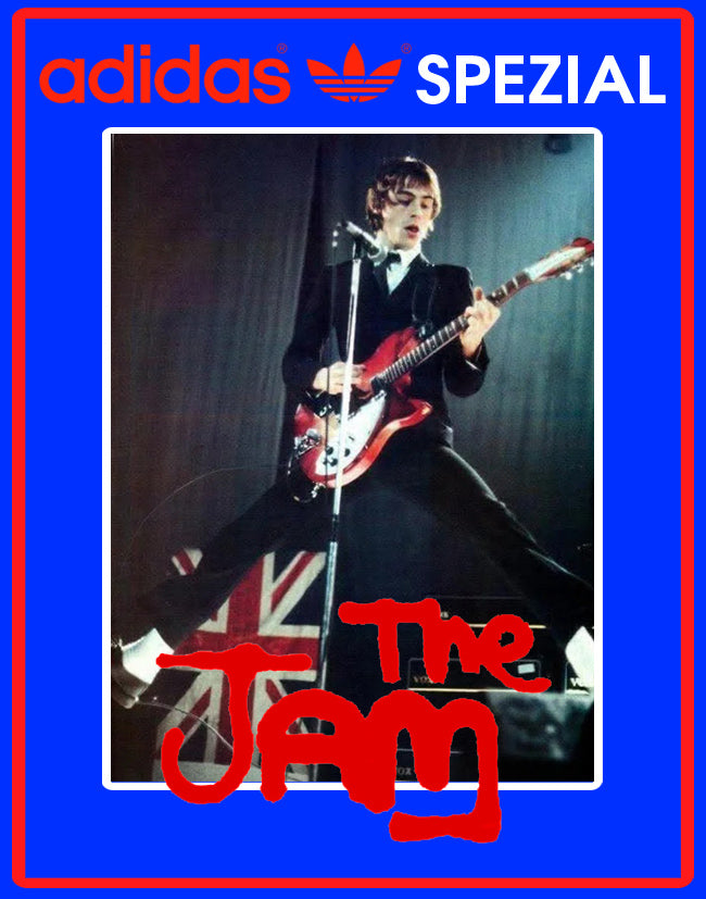 Limited edition The Jam - Adidas Royal blue custom Handball Spezial trainers / sneakers