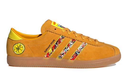 Limited edition The Stone Roses Elephant Stone Adidas Sunshine yellow / red  trainers / sneakers