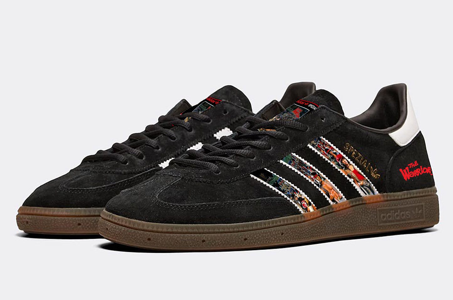 Limited edition The Warriors Movie Adidas Handball Spezial Black / Red / White trainers / sneakers
