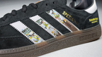 Limited edition Beastie Boys Intergalactic Adidas custom Black / white Handball Spezial trainers / sneakers