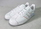 Limited edition Pacha Ibiza custom white leather Adidas  Gazelle trainers / sneakers