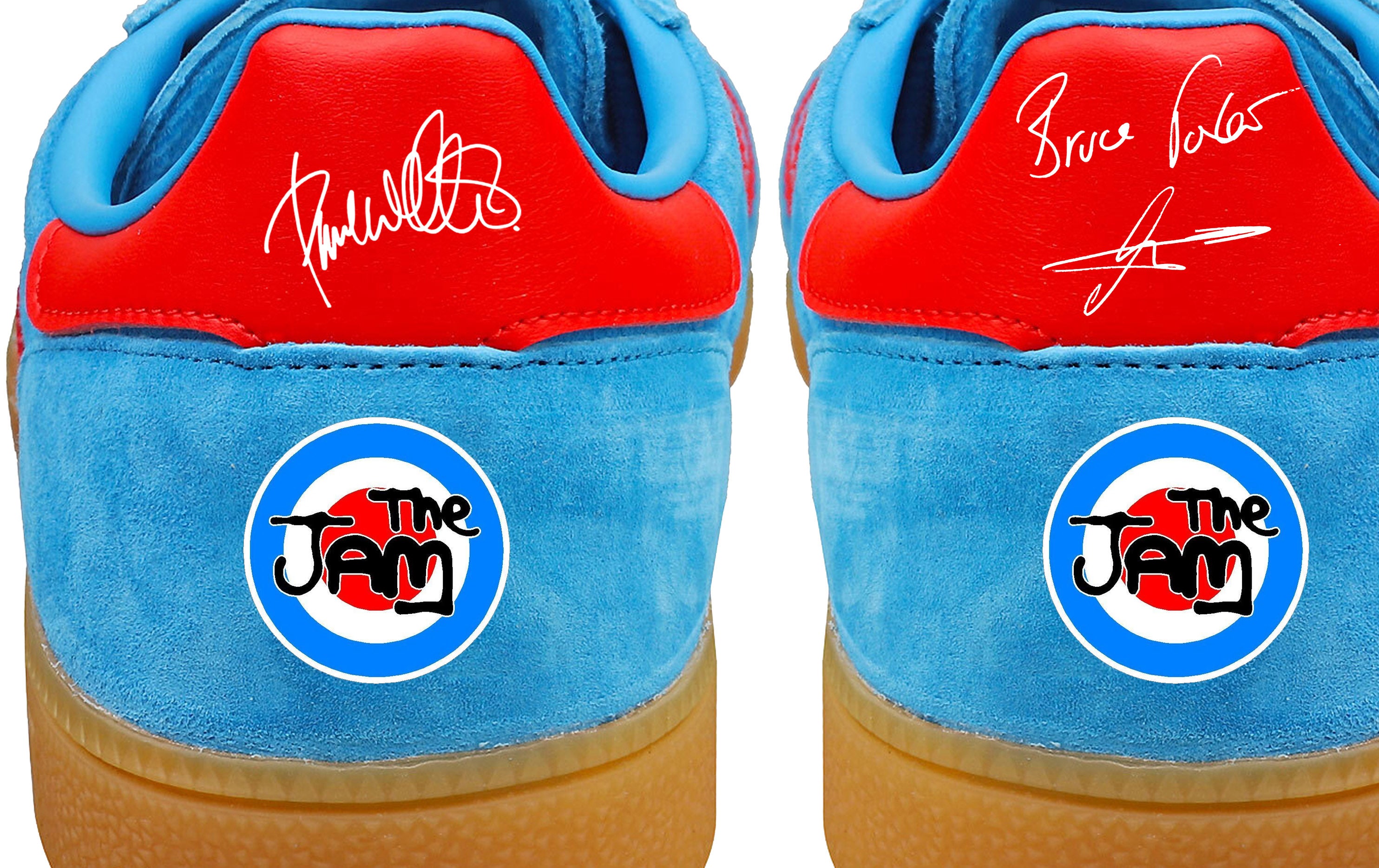 Limited edition The Jam - Adidas Royal blue custom Handball Spezial trainers / sneakers