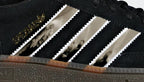 Limited edition Oasis Heathen Chemistry inspired black / white  Adidas custom Handball Spezial trainers / sneakers