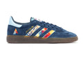 Limited edition The Stone Roses Spike Island adidas original Navy / Sky Blue Handball Spezial custom trainers / sneakers