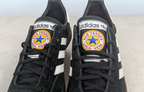 Limited edition Sam Fender black / white Adidas custom Handball Spezial trainers / sneakers