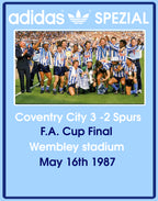 Limited edition Adidas Coventry City F.A. Cup winners 87 Light blue / white Spezial trainers / sneakers