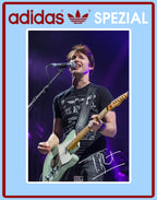 Limited Edition James Blunt Back to bedlam light blue  / white Handball Spezial trainers / sneakers