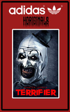 Limited edition Adidas "Horiginals" Terrifier Movie Custom Bermuda  Dark red  trainers / sneakers