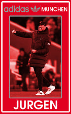 Limited edition Liverpool FC Jurgen Klopp 6 trophies inspired red / silver Adidas custom Munchen trainers / sneakers