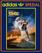 Limited edition Back to the Future movie inspired Blue Adidas Spezial trainers / sneakers