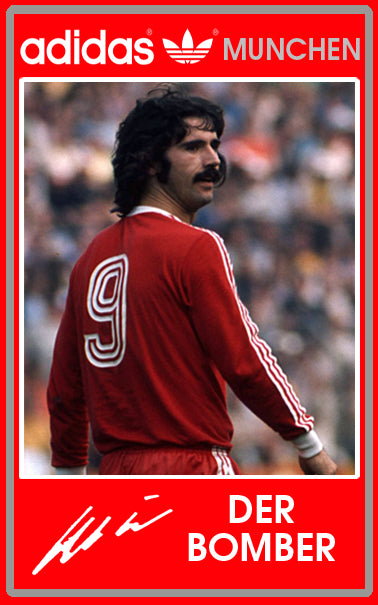 Limited edition Bayern Munich FC Gerd Muller Adidas Munchen red custom –  Sneakcustomtrainers.com