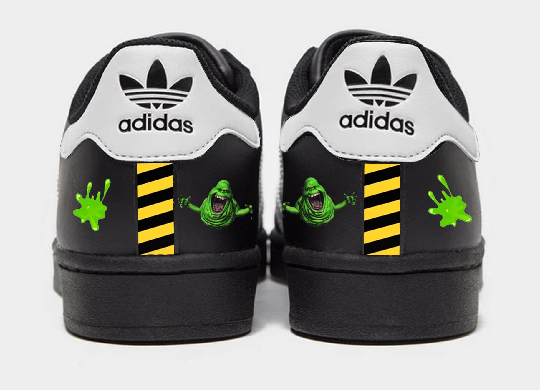 Limited edition Ghostbusters Black Adidas Superstar trainers / sneakers