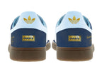 Limited edition Oasis Definitely maybe / Gold signatures navy blue Adidas custom Handball Spezial trainers / sneakers
