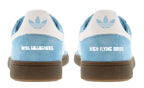 Limited edition Noel Gallagher Council Skies Adidas custom Blue / white Handball Spezial trainers / sneakers