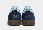 Limited edition Oasis -Supersonic - Adidas Navy custom Spezial trainers / sneakers