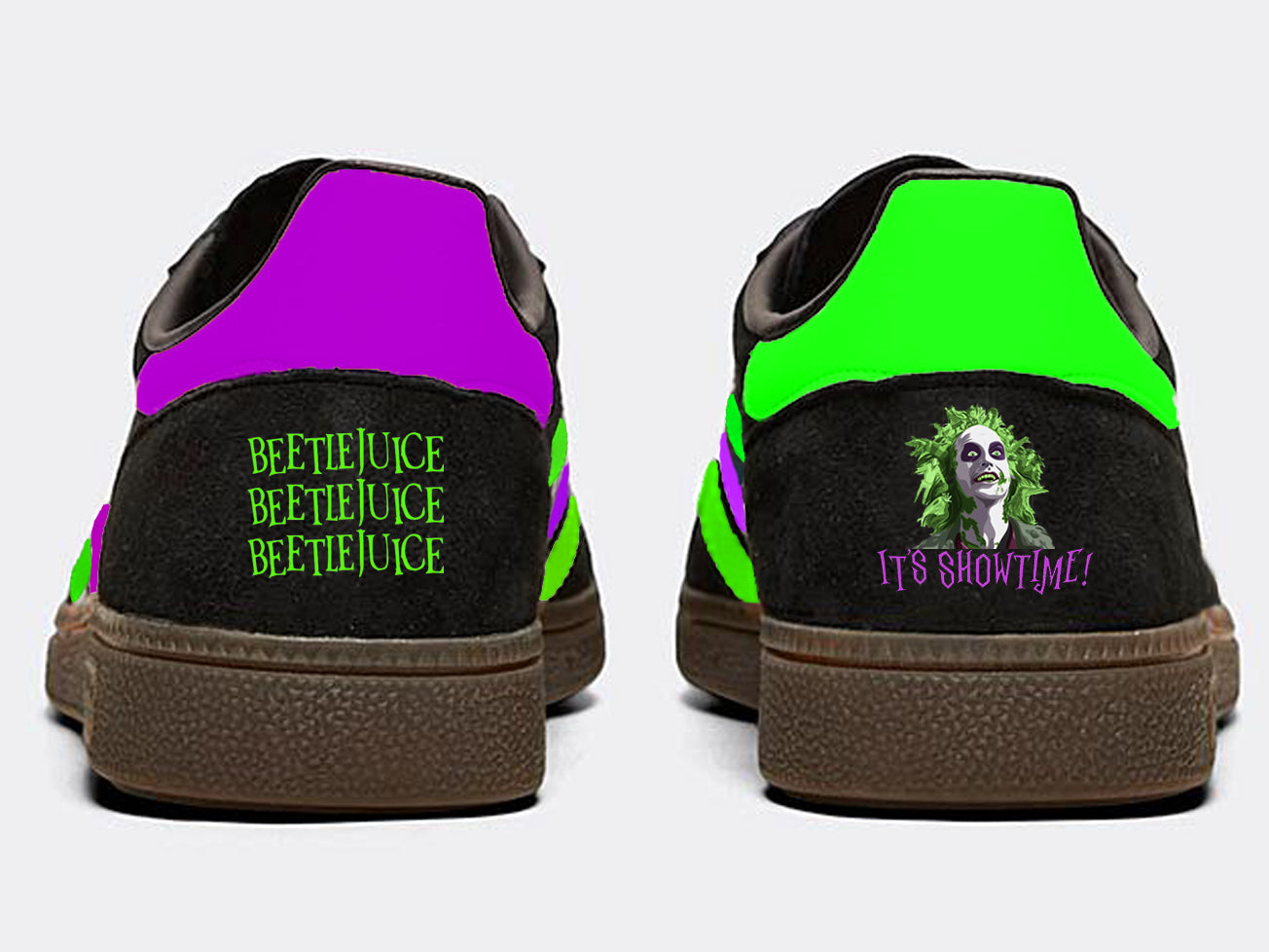 Limited edition Beetlejuice Black Adidas Spezial trainers / sneakers