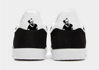 Limited edition The Prodigy / Keith Flint inspired Black  Adidas custom Gazelle trainers / sneakers