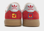 Limited edition Paul Weller Stanley Road Red Adidas custom Munchen trainers / sneakers