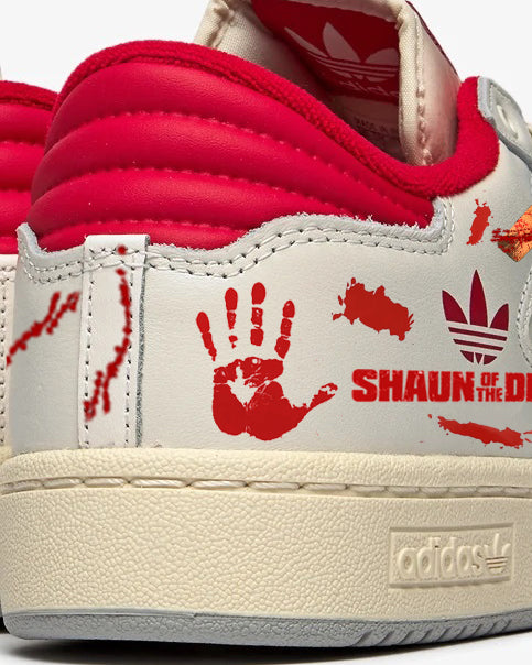 Limited edition Shaun of the dead white / red Adidas Centennial 85 Low trainers / sneakers