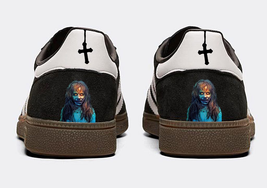 Limited edition The Exorcist movie Black Adidas Spezial trainers / sneakers