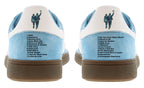 Limited edition Oasis Live 25 Heaton Park Adidas custom Blue / white Handball Spezial trainers / sneakers