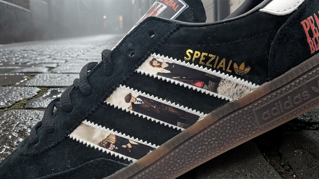 Limited edition Peaky Blinders Black Adidas Spezial trainers / sneakers