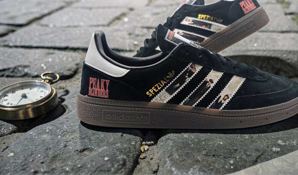Limited edition Peaky Blinders Black Adidas Spezial trainers / sneakers
