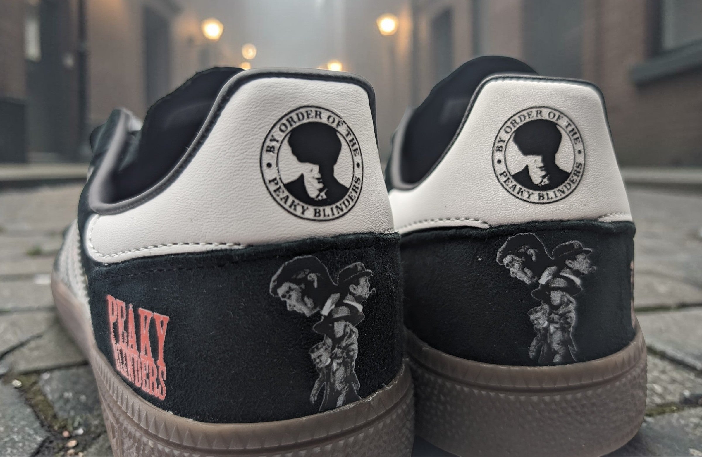 Limited edition Peaky Blinders Black Adidas Spezial trainers / sneakers