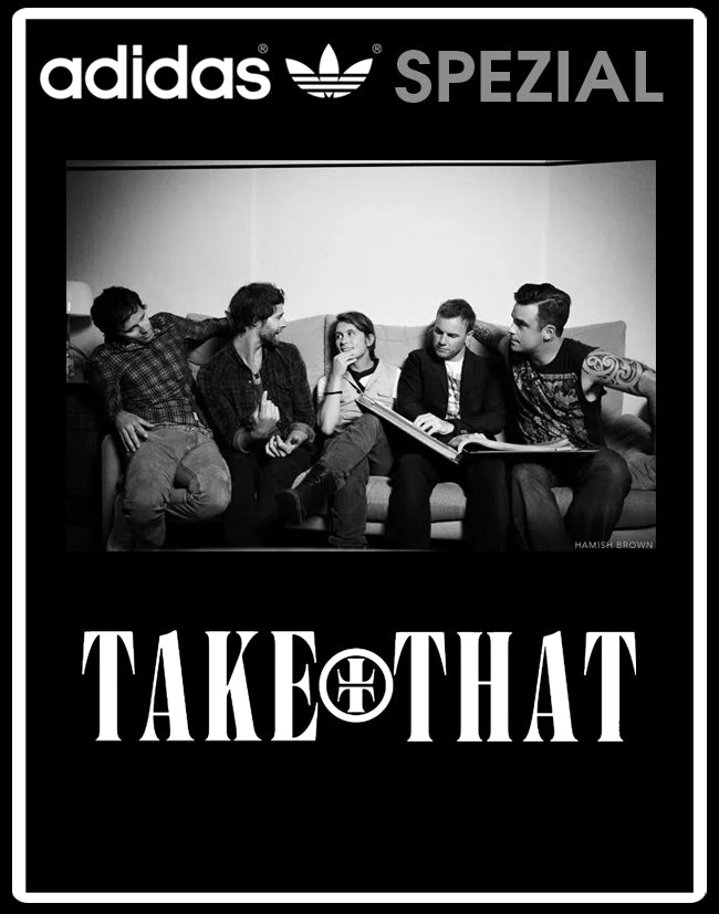 Limited edition Take that inspired custom Handball Spezial trainers / sneakers