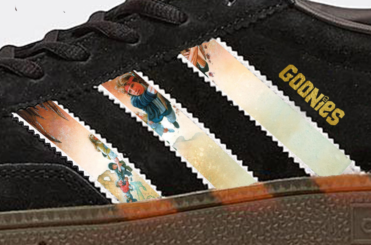 Limited edition The Goonies Black Adidas Spezial trainers / sneakers