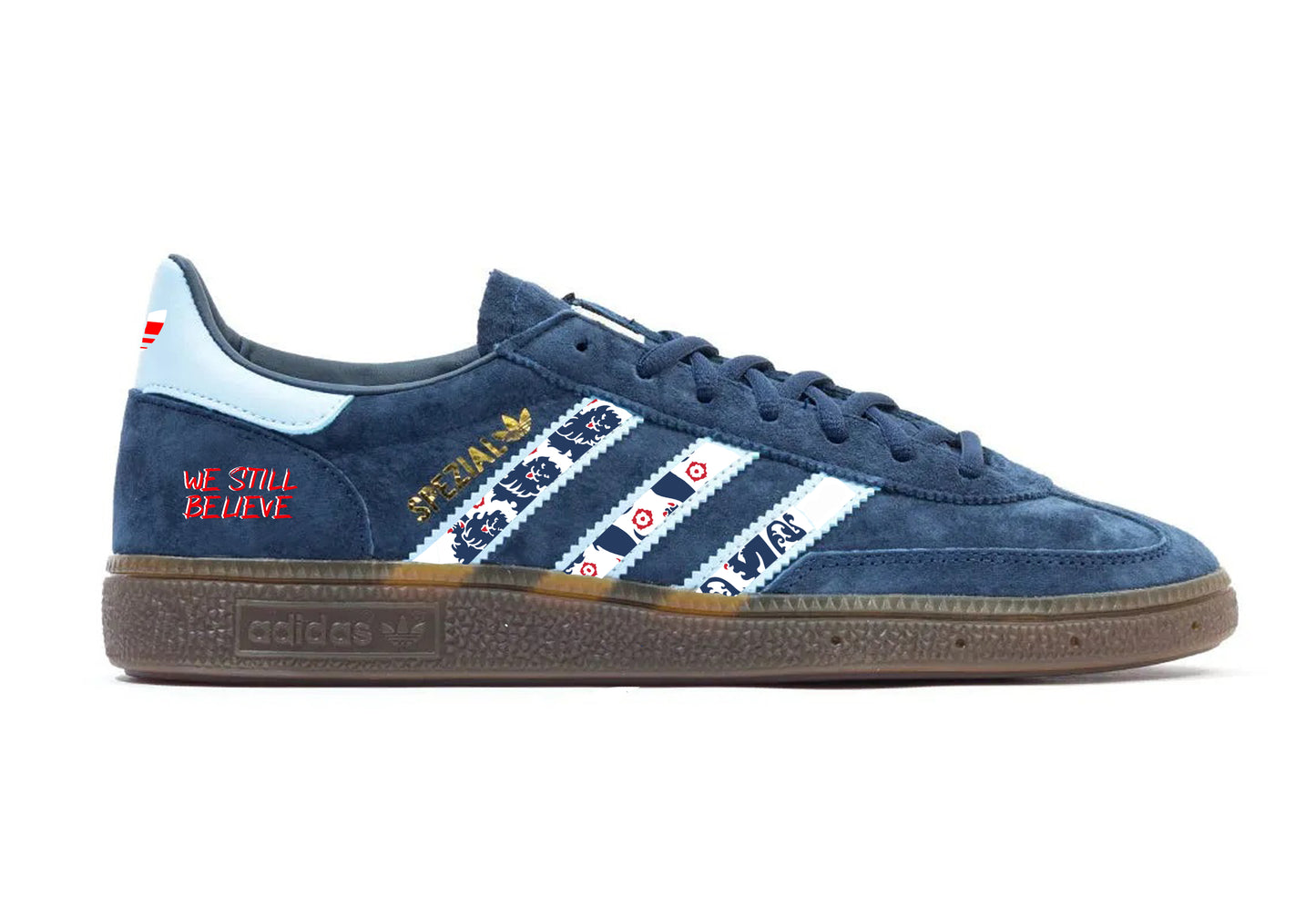Limited edition Adidas England 3 lions dark blue spezial trainers / sneakers