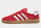 Limited edition Liverpool FC Jurgen Klopp 6 trophies inspired red / silver Adidas custom Munchen trainers / sneakers