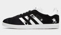 Limited edition The Prodigy / Keith Flint inspired Black  Adidas custom Gazelle trainers / sneakers