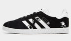 Limited edition The Prodigy / Keith Flint inspired Black  Adidas custom Gazelle trainers / sneakers