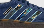 Limited edition Oasis -Supersonic - Adidas Navy custom Spezial trainers / sneakers