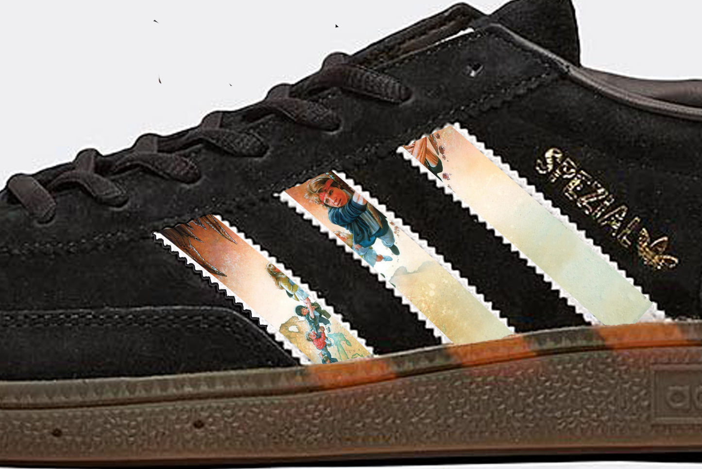 Limited edition The Goonies Black Adidas Spezial trainers / sneakers