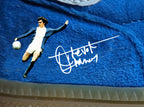 Limited edition Birmingham City Trevor Francis  blue / white Adidas custom Handball Spezial trainers /sneakers