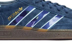 Limited edition Billie Eilish inspired Navy blue Adidas custom Handball Spezial trainers / sneakers