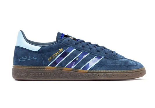 Limited edition Billie Eilish inspired Navy blue Adidas custom Handball Spezial trainers / sneakers