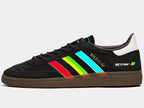 Limited edition ZX Spectrum - Adidas custom Black Handball Spezial trainers / sneakers