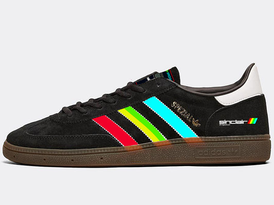 Limited edition ZX Spectrum - Adidas custom Black Handball Spezial trainers / sneakers