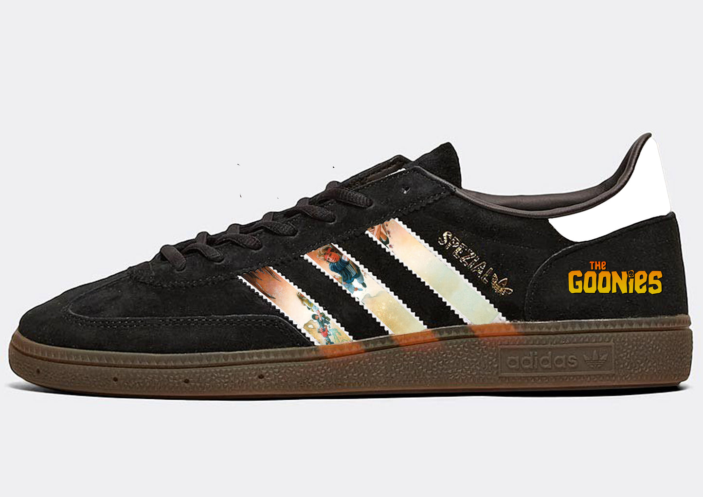 Limited edition The Goonies Black Adidas Spezial trainers / sneakers